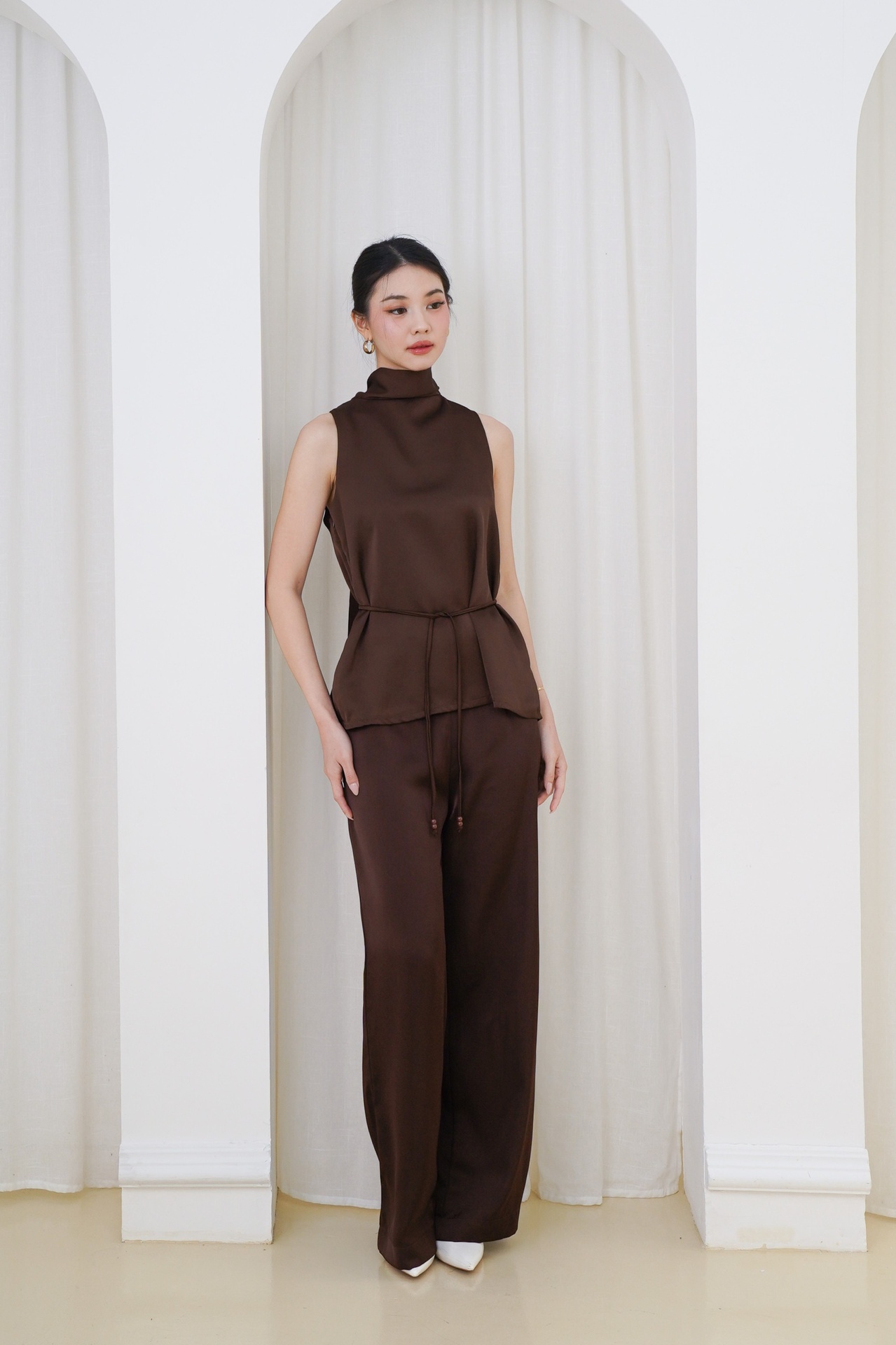Elea Satin Top