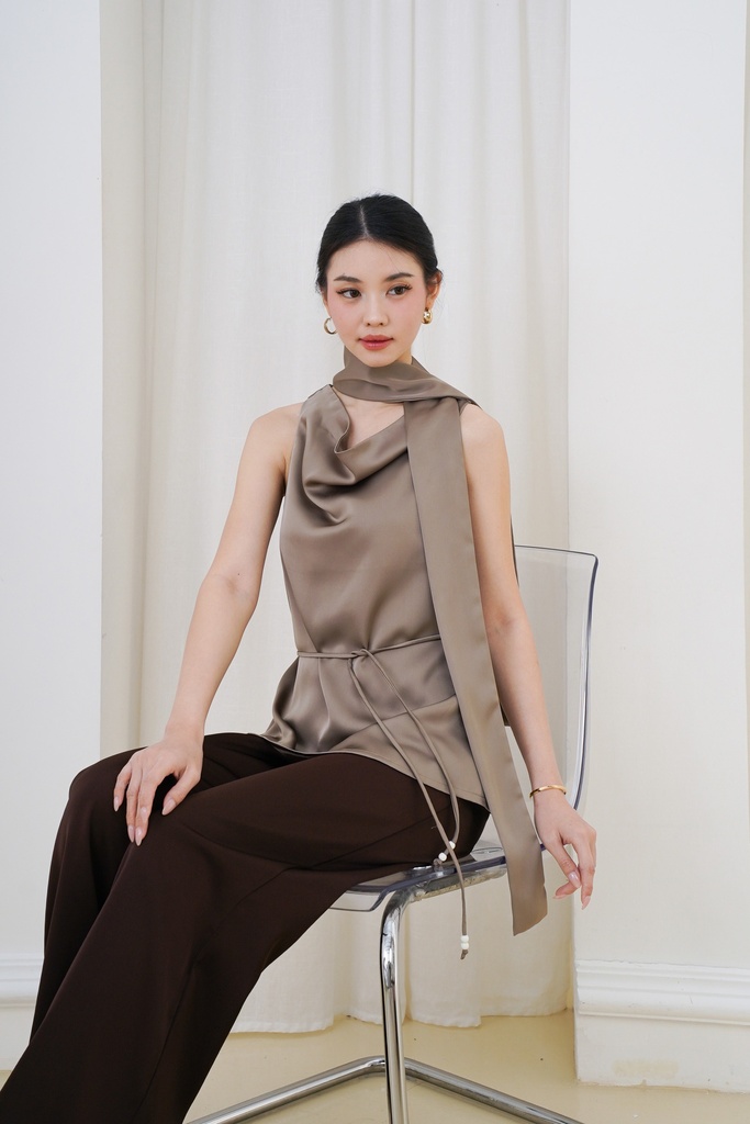 Elea Satin Top