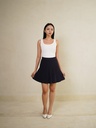 Aurora Pleated Knit Skirt