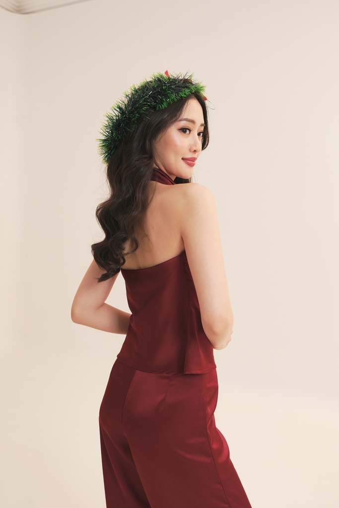 Voila Satin Top (Christmas Edition)