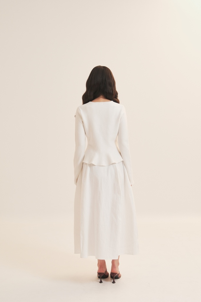 Camila Peplum Knit Top