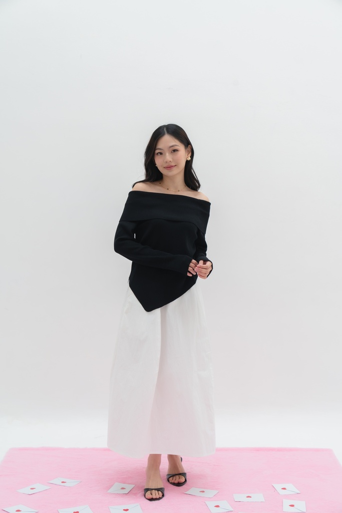 Grace Shoulder Knit Top