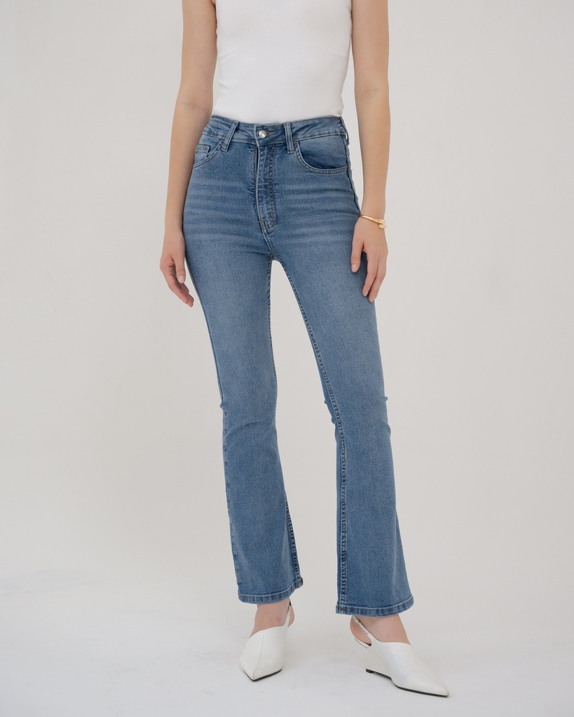 [INS99-0002-BLUE/S] Rue Cutbray Denim Pants (S)