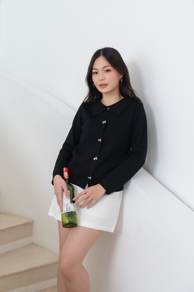 [INS03-0025-BLACK/ALL] Emily Knit Top (BLACK)