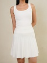 Aurora Pleated Knit Skirt
