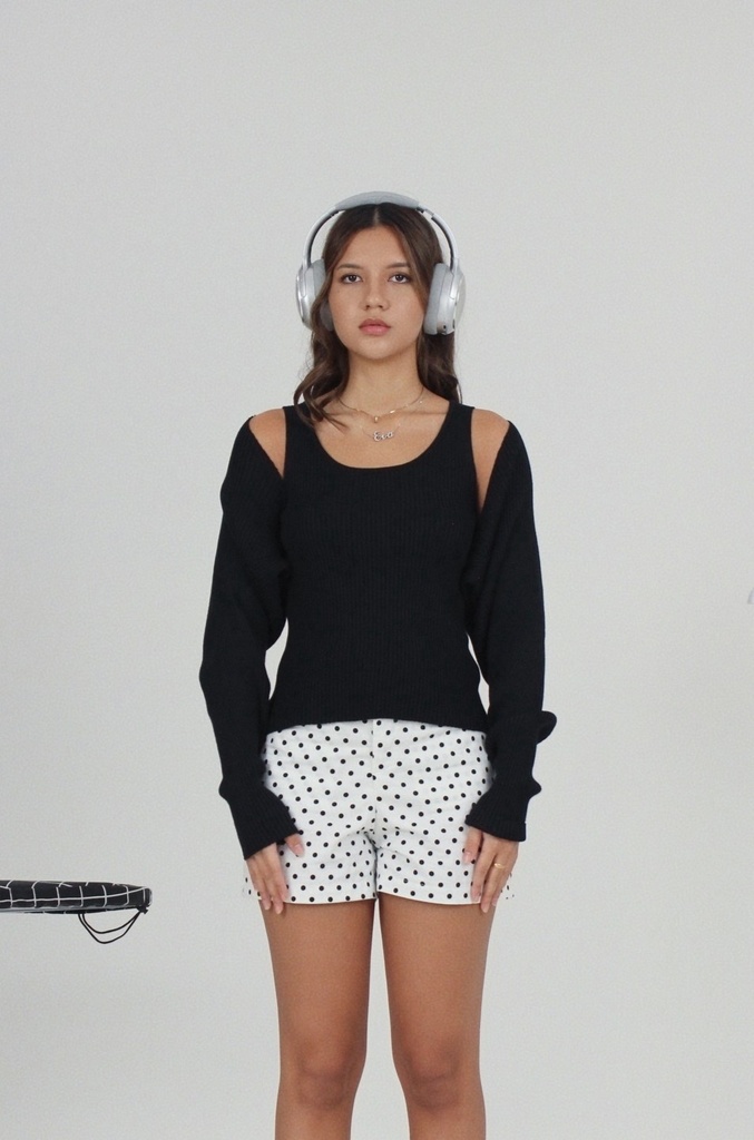 [INS03-0035-BK/ALL] Kalia Bolero Set (BLACK)