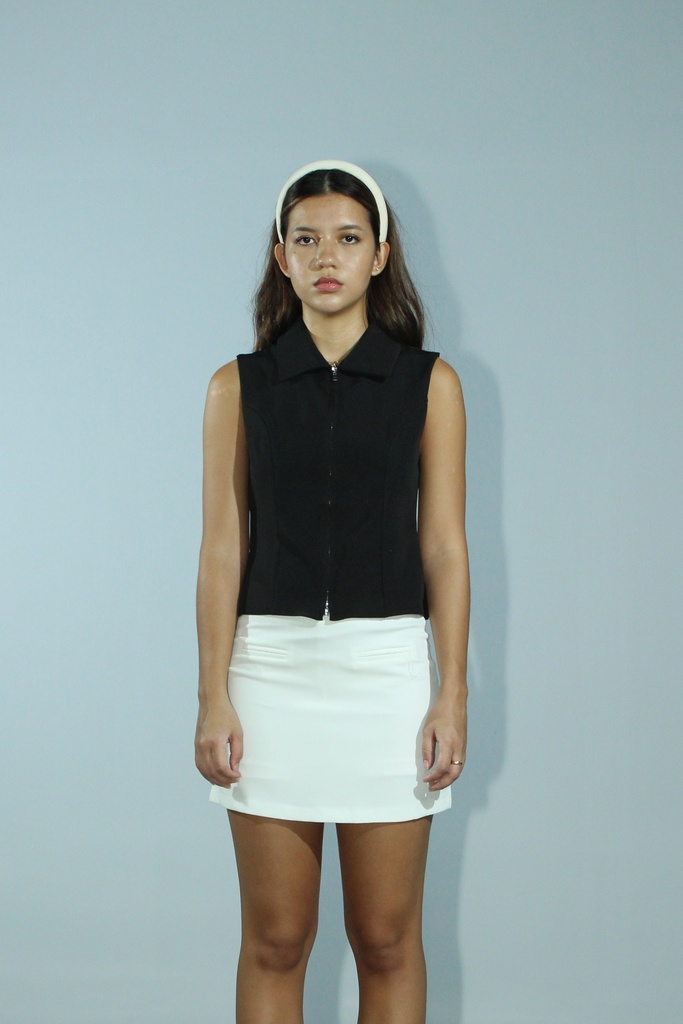 [INS03-0050-BK/S] Julia Top (BLACK, S)