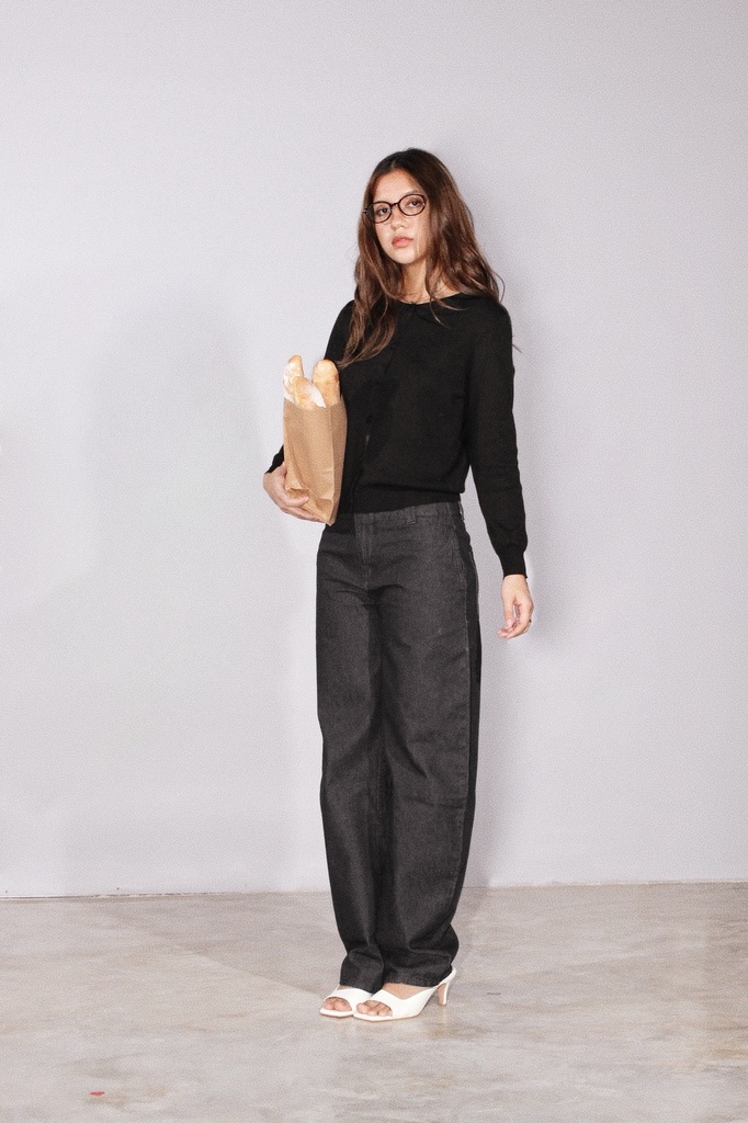 [INS03-0054-BK/ALL] Terry Cardigan (BLACK)