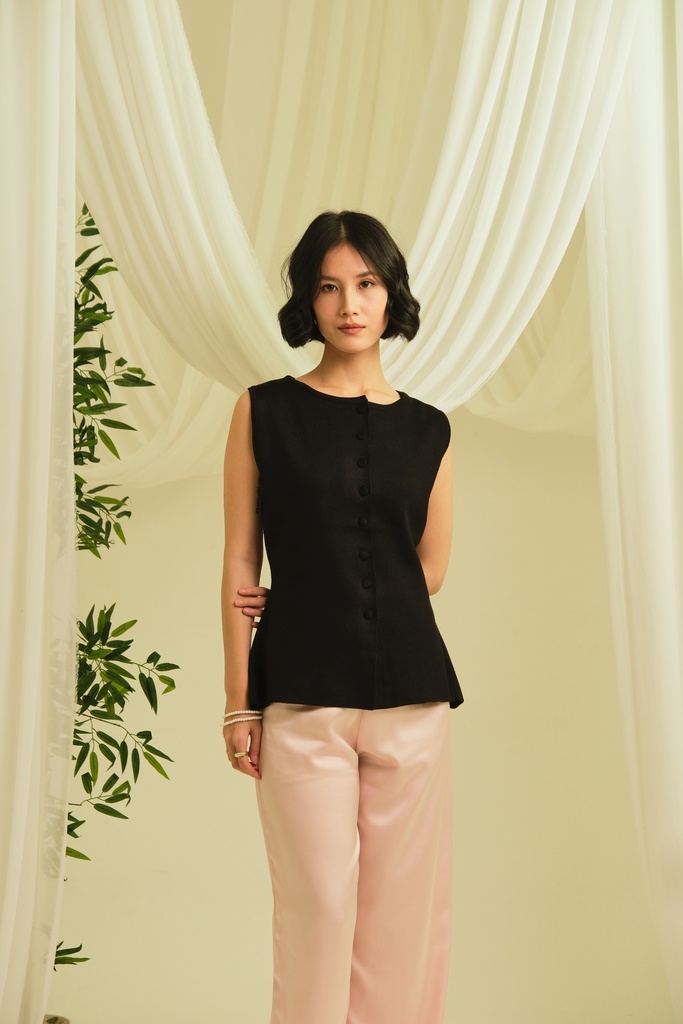 [INS03-0036-BK/ALL] Hazelyn Knit Top (BLACK)