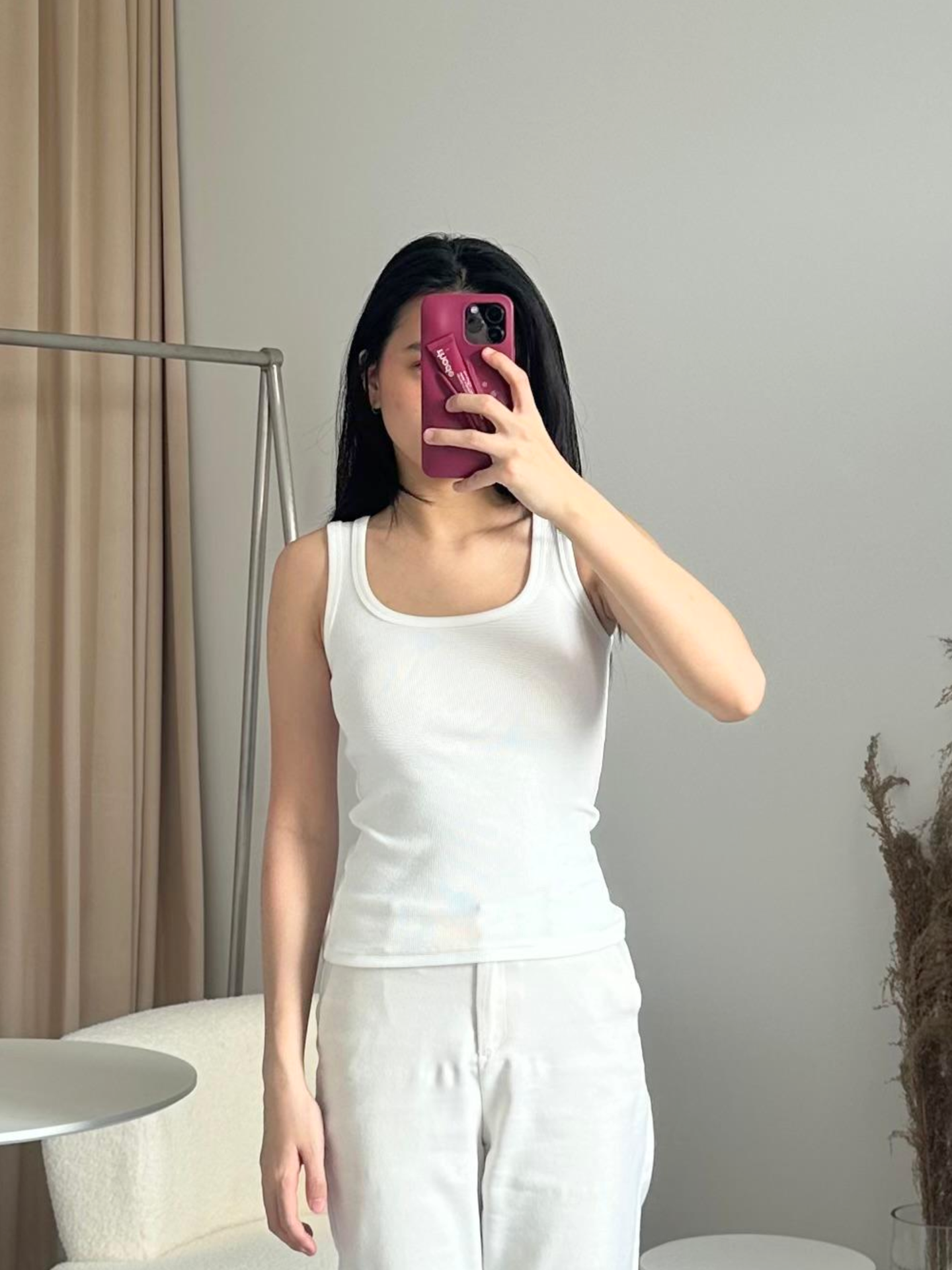 [INS02-0002-BLACK] Esara Ribbed Top