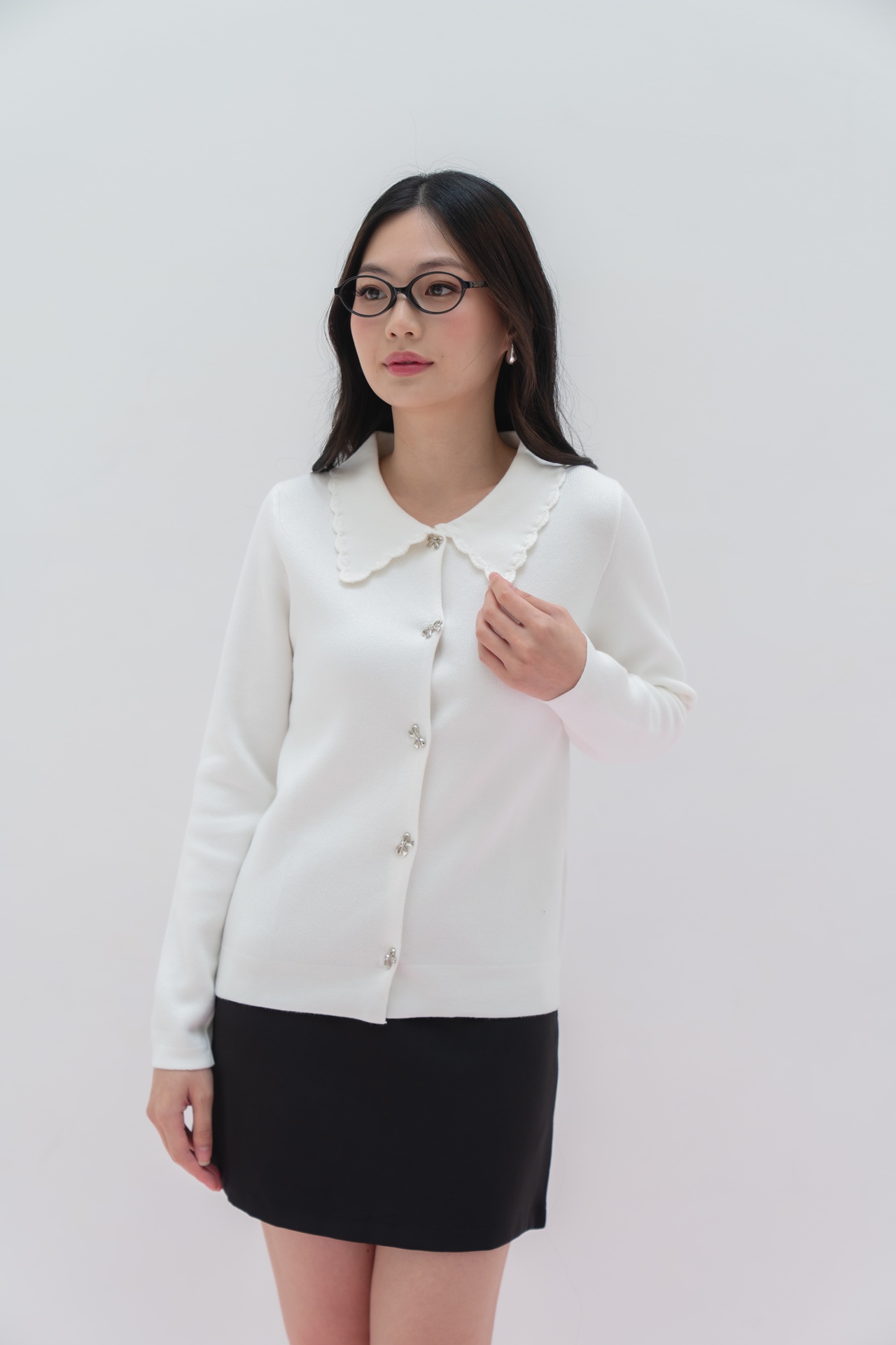 [INS03-0025-BLACK] Emily Knit Top