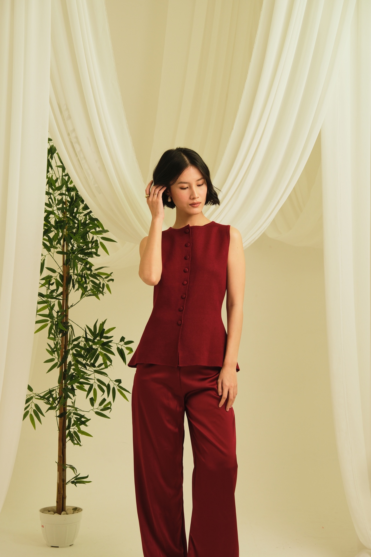 [INS03-0036-BK] Hazelyn Knit Top