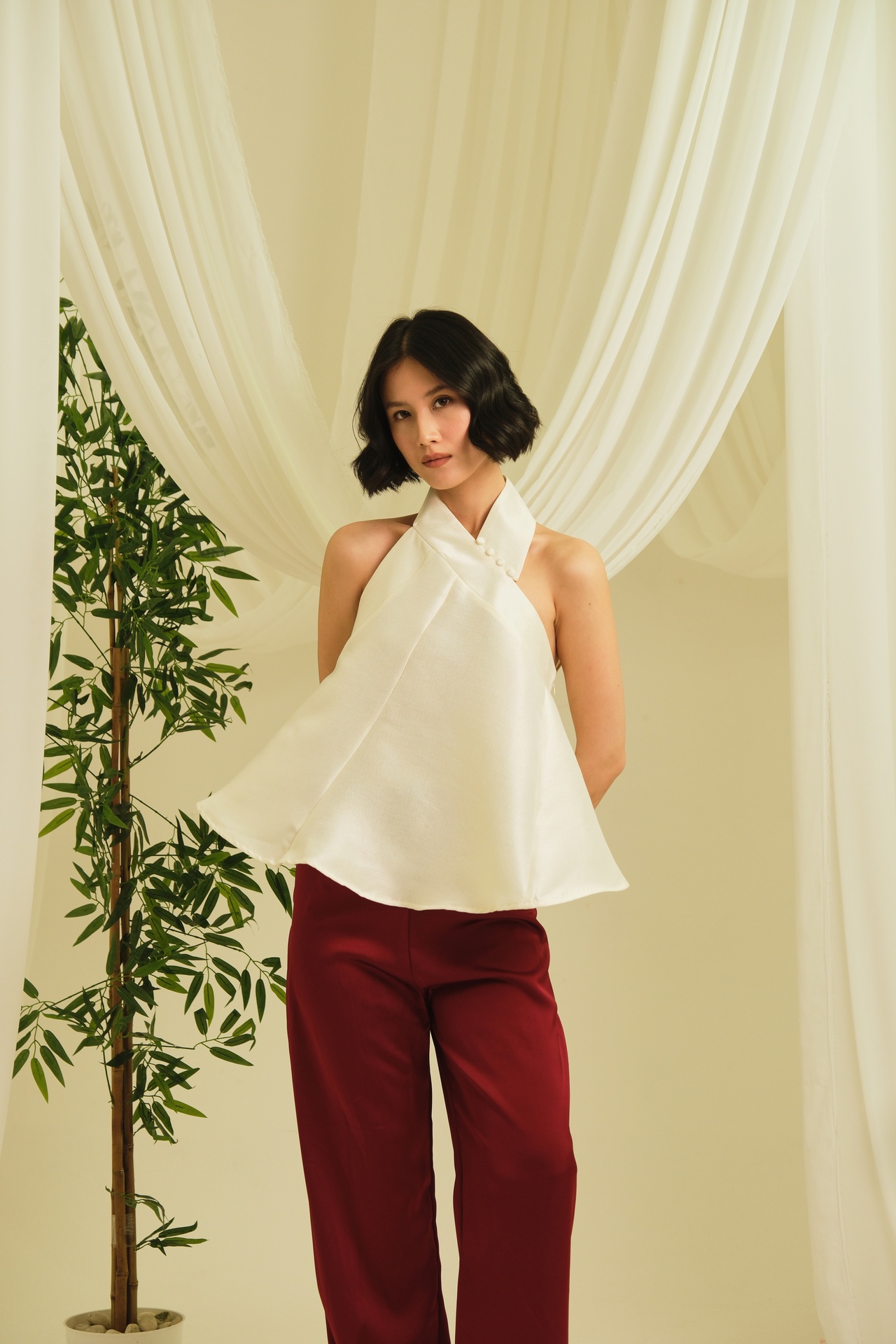 [INS03-0038-IY] Peony Top